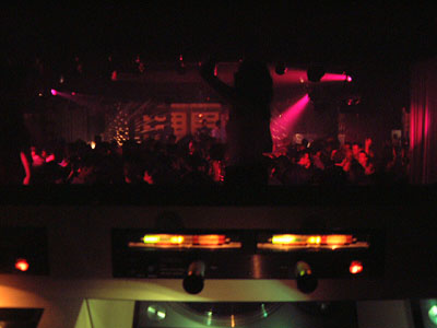 View from the booth
